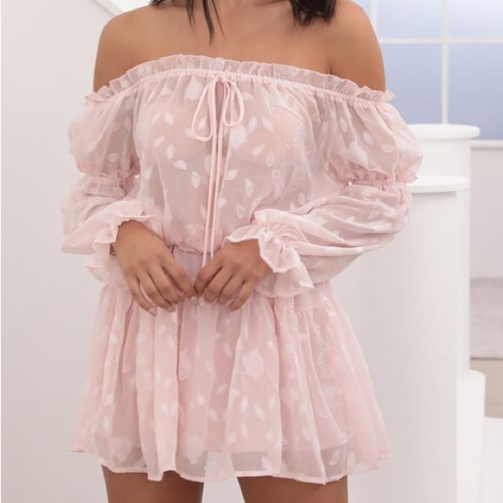 Lucy in the Sky Off Shoulder Dress